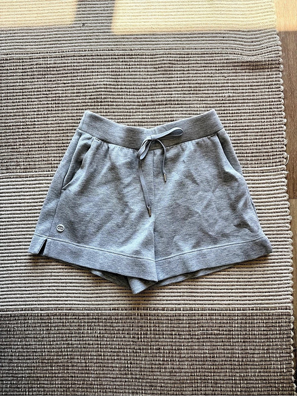 CALIA Drawstring Step Up Short Gray Athletic Shorts Small Like New